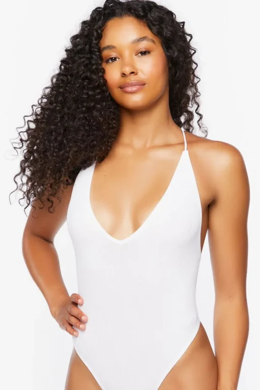 Seamless Plunging Bodysuit