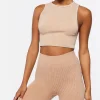 Seamless Ribbed Biker Shorts