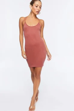 Seamless Ribbed Cami Mini Dress