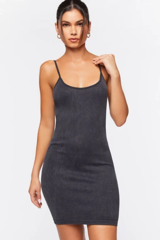 Seamless Ribbed Cami Mini Dress