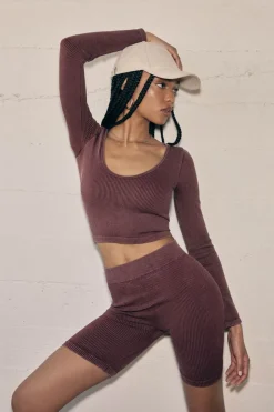 Seamless Ribbed Crop Top
