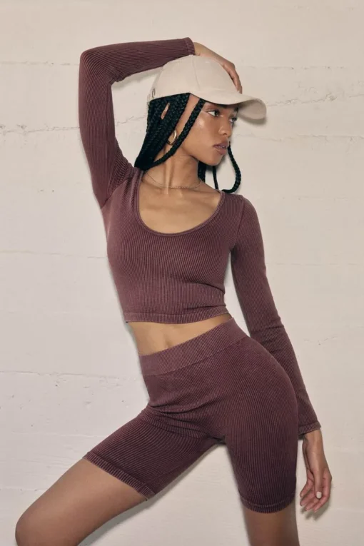 Seamless Ribbed Crop Top