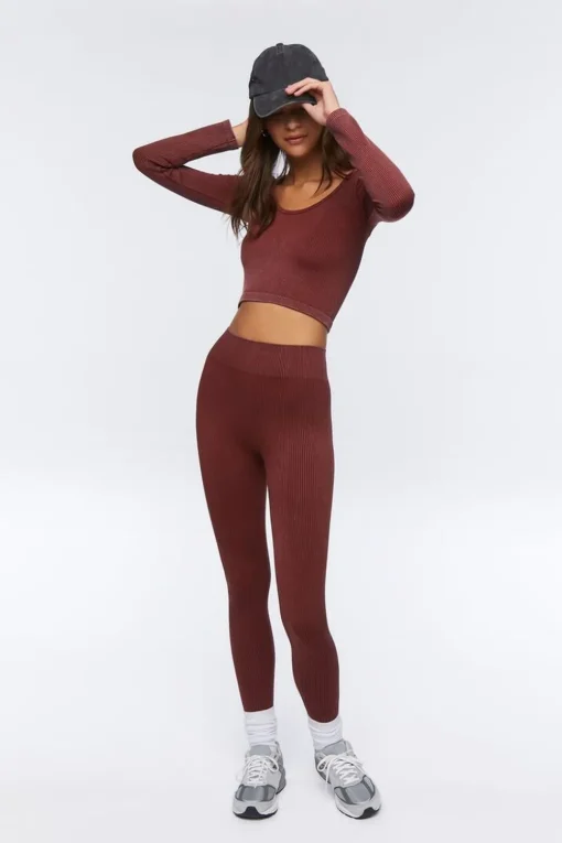Seamless Ribbed Crop Top