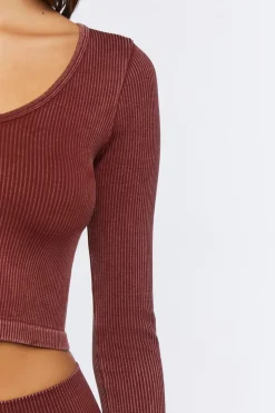 Seamless Ribbed Crop Top