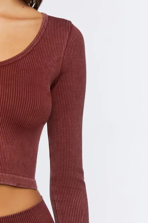 Seamless Ribbed Crop Top