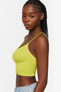 Seamless Ribbed Dual Strap Bralette