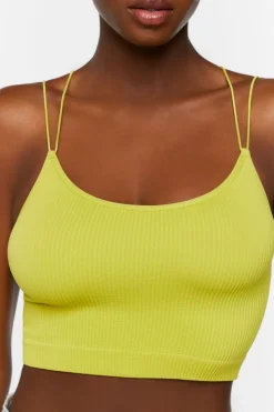 Seamless Ribbed Dual Strap Bralette