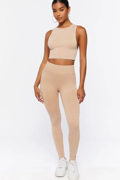 Seamless Ribbed Leggings