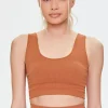 Seamless Ribbed Sports Bra