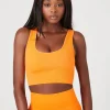 Seamless Ribbed Sports Bra