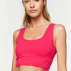 Seamless Ribbed Sports Bra