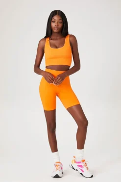 Seamless Ribbed Sports Bra