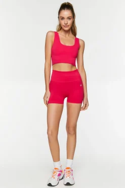 Seamless Ribbed Sports Bra