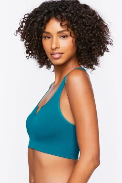 Seamless Split-Neck Bralette