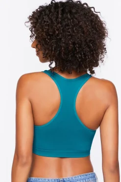 Seamless Split-Neck Bralette