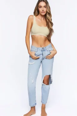 Seamless Waffle Knit Bralette