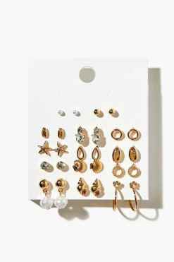 Seashell Earrings Set