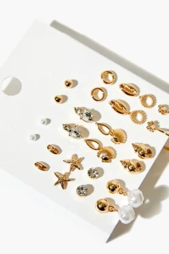 Seashell Earrings Set
