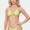 Self-Tie String Bikini Bottoms