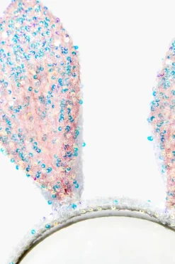 Sequin Bunny Ears Headband