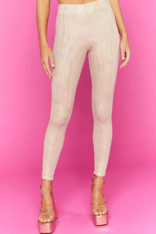 Sequin High-Rise Leggings