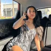 Sequin Zebra Cami Mini Dress