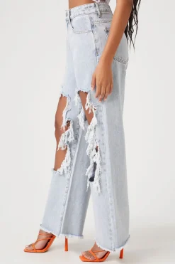 90S-Fit Destroyed Jeans