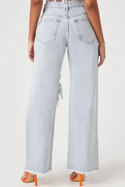 90S-Fit Destroyed Jeans