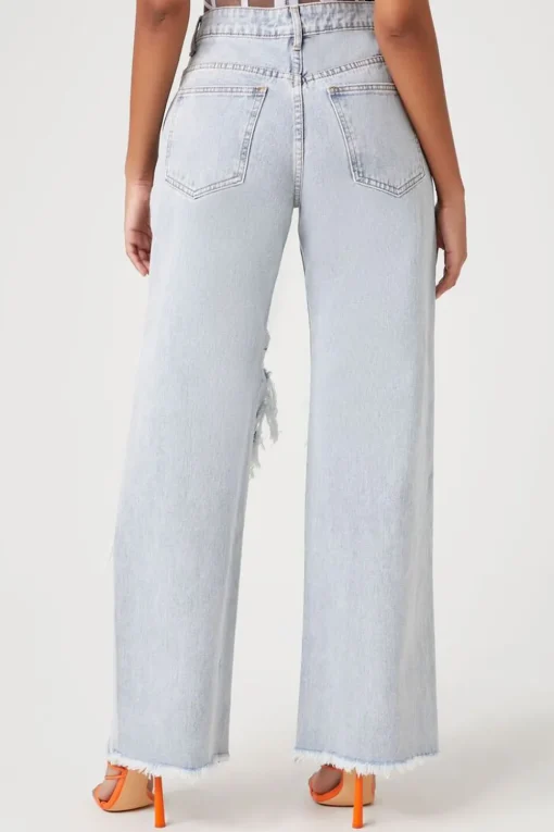 90S-Fit Destroyed Jeans