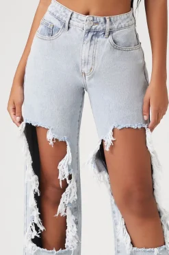 90S-Fit Destroyed Jeans
