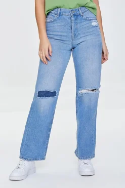 90S-Fit Straight-Leg Jeans