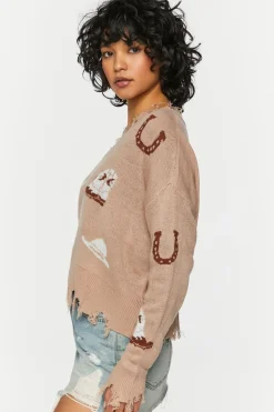 Sharkbite Cowboy Graphic Sweater