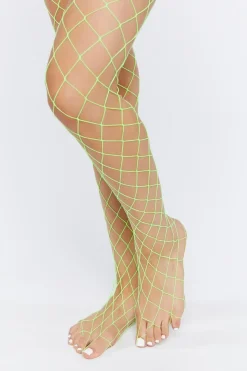 Sheer Fishnet Tights