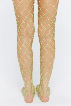 Sheer Fishnet Tights