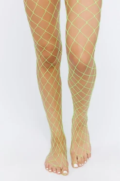 Sheer Fishnet Tights