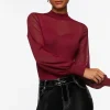 Sheer Illusion Neck Bodysuit