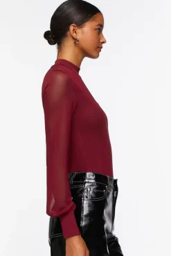 Sheer Illusion Neck Bodysuit