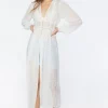 Sheer Lace Duster Jacket