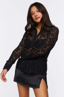 Sheer Lace Shirt