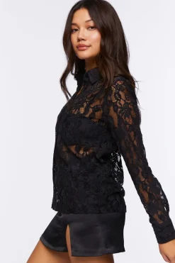Sheer Lace Shirt
