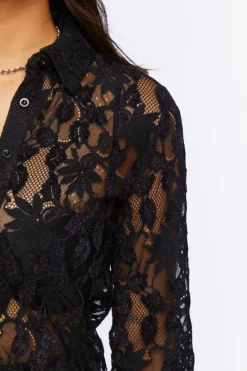 Sheer Lace Shirt