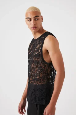 Sheer Lace Tank Top