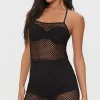 Sheer Mesh Cropped Cami