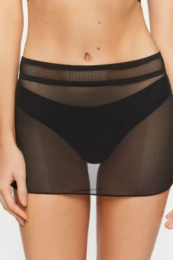 Sheer Mesh Lingerie Skirt