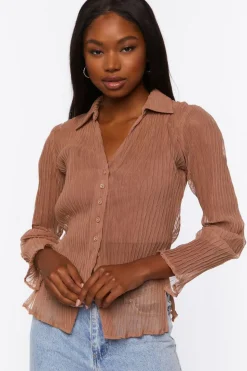 Sheer Textured Shirt