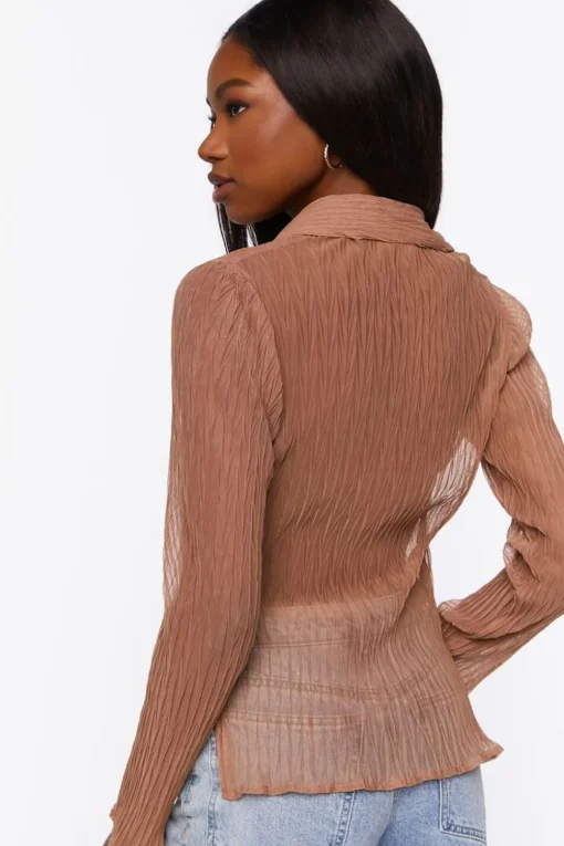 Sheer Textured Shirt