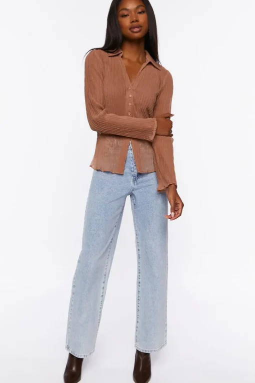 Sheer Textured Shirt
