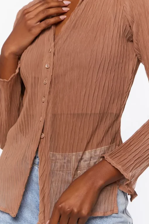 Sheer Textured Shirt