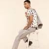 Side-Striped Straight Pants