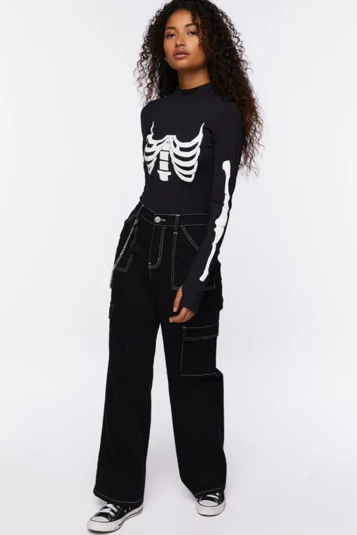 Skeleton Graphic Bodysuit